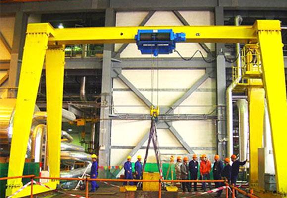 Grue Goliath à double poutre standard européenne