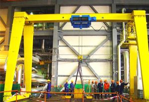 Grue Goliath à double poutre standard européenne